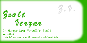 zsolt verzar business card